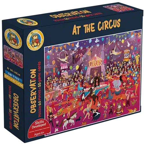 Observation Puzzle& Game – At the Circus