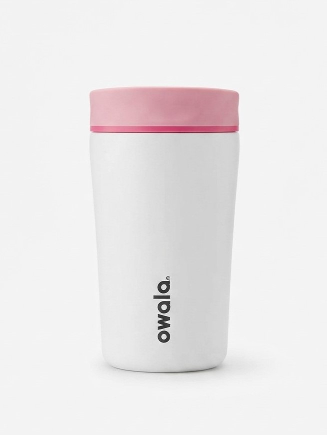 كوب حراري عازل للحرارة أبيض (355 ML) Owala SmoothSip Slider white
